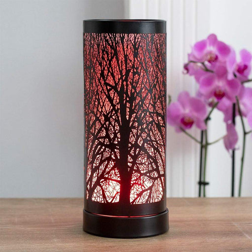 Something Different Wholesale Oil burner Black Tree 26cm LED Oil Burner/Wax Warmer L-7444WH