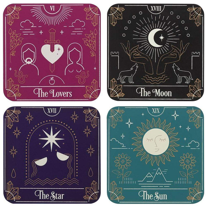 Something Different Wholesale Coasters Tarot Card Coaster Set FT_51630