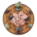 GOLDENHANDS Crystal Love Flower of Life 15cm Crystal Grid CE_70159