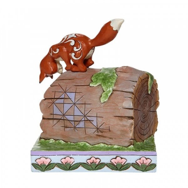GOLDENHANDS Fox And Hound On Log Disney Figurine 6008077