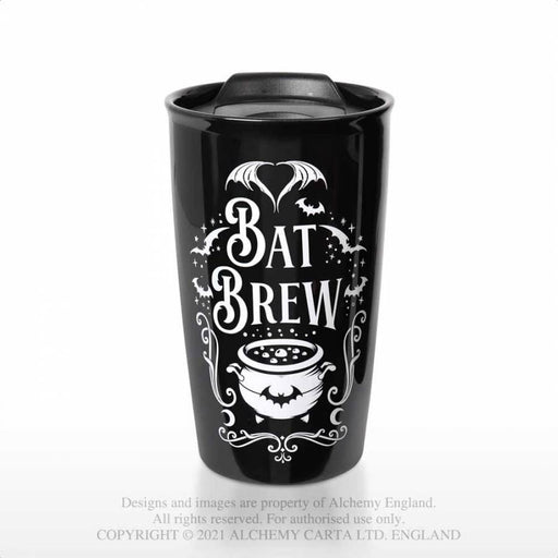 GOLDENHANDS Mug Bat Brew: Double Walled Travel Mug By Alchemy MRDWM6