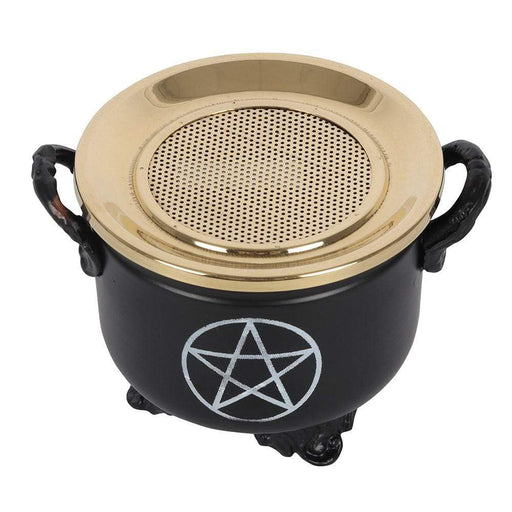 Something Different Wholesale Resin Incense Burner Pentagram Cauldron Resin Incense Burner RB_08674