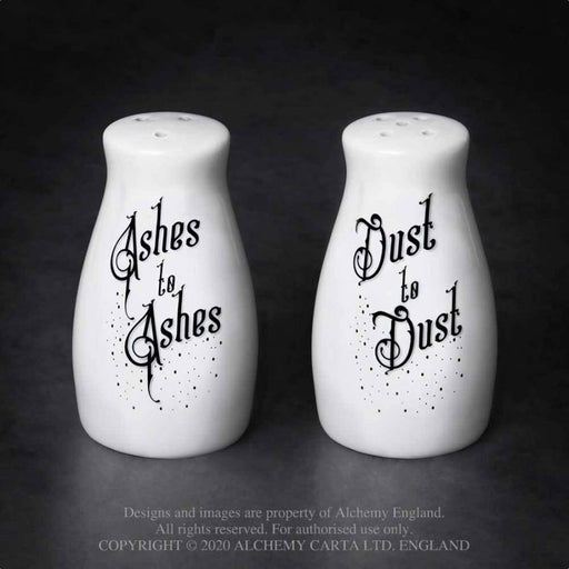 GOLDENHANDS Salt and pepper pot Ashes to Ashes, Dust to Dust Salt and Pepper Pots By Alchemy MRSP2