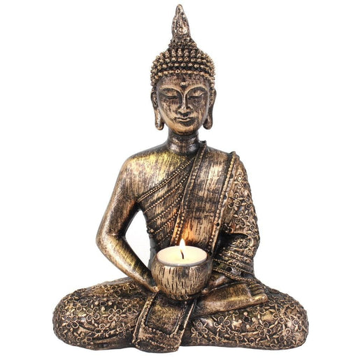 GOLDENHANDS Sitting Thai Buddha Tealight Holder BO_33411