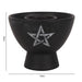 GOLDENHANDS Smudge Stick Black Pentagram Terracotta Smudge Bowl SS_73430