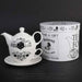 GOLDENHANDS Teapot Purrfect Brew: Tea for One Teapot Set By Alchemy ATS4