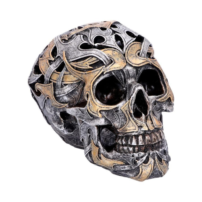 GOLDENHANDS Tribal Traditions Small Metallic Skull Ornament U4778P9
