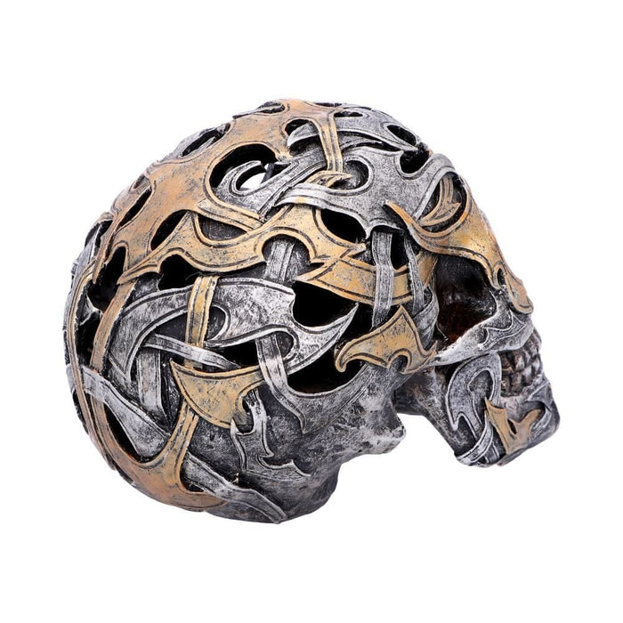 GOLDENHANDS Tribal Traditions Small Metallic Skull Ornament U4778P9