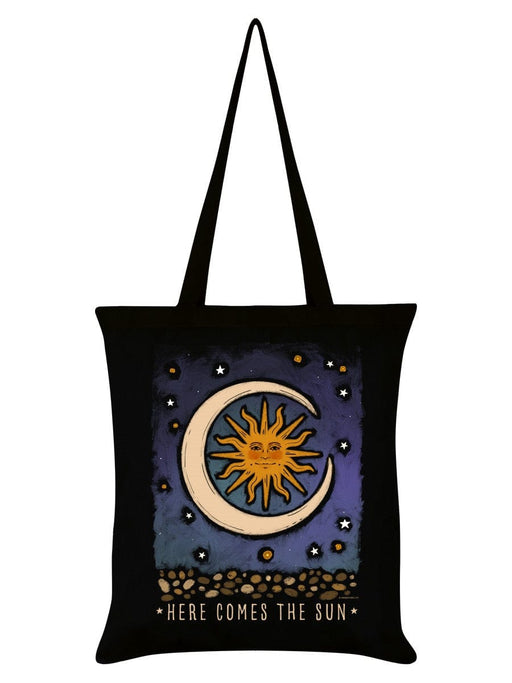 Grindstore Here Comes The Sun Black Tote Bag PRTote814