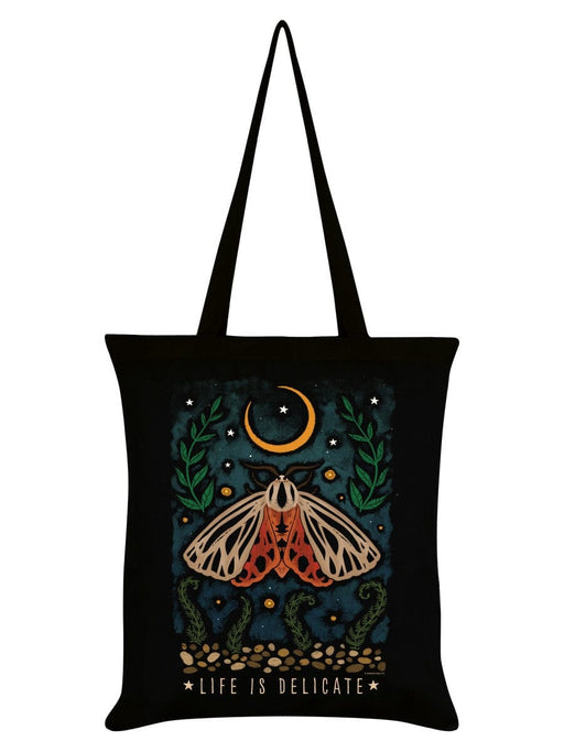 Grindstore Life Is Delicate Black Tote Bag PRTote813