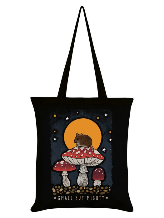 Grindstore Small But Mighty Inner Strength Black Tote Bag PRTote815