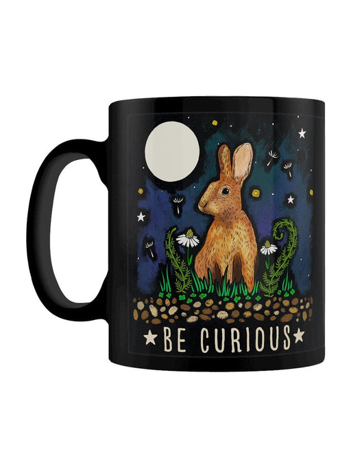 Grindstore World of Wonder Be Curious Black Mug GSBM1458