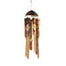 Java Art Windchime Painted Orchid Bamboo Chime WIN.BAM.FLO