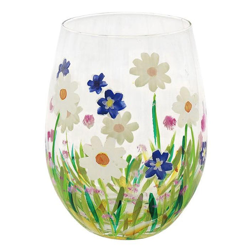 Joe Davies Glass Tableware Daisies Tumbler Stemless Glass LP47372