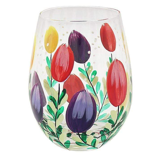 Joe Davies Glass Tableware Tulip Tumbler Stemless Glass LP47360