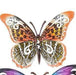 Joe Davies Hanging Plaque Orange Bright Metallic Medium Butterflies 281051 Orange