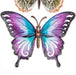 Joe Davies Hanging Plaque Purple Bright Metallic Medium Butterflies 281051 Purple