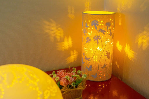 Light-Glow Lamp Butterflies and Dragonflies Fabric Lamp FL020