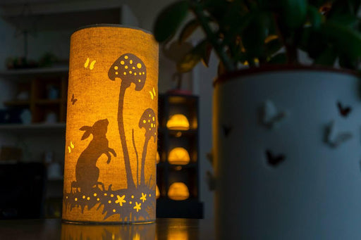 Light-Glow Lamp Rabbit Fabric Lamp FL013