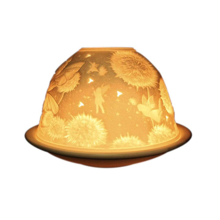 Light-Glow Tealight Holder Dandelion Fairies Lithophane dome Tealight Holder LD90045
