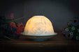 Light-Glow Tealight Holder Poppies Lithophane dome Tealight Holder LD14109A