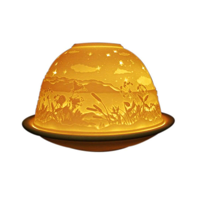 Light-Glow Tealight Holder Starry Night Lithophane dome Tealight Holder LD90048