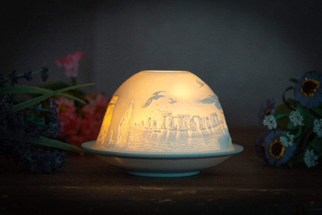 Light-Glow Tealight Holder Stonehenge Lithophane dome Tealight Holder LD90010