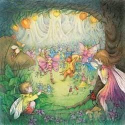 Moongazer Cards Greeting Card The Faerie Garden Card SAL-A-09