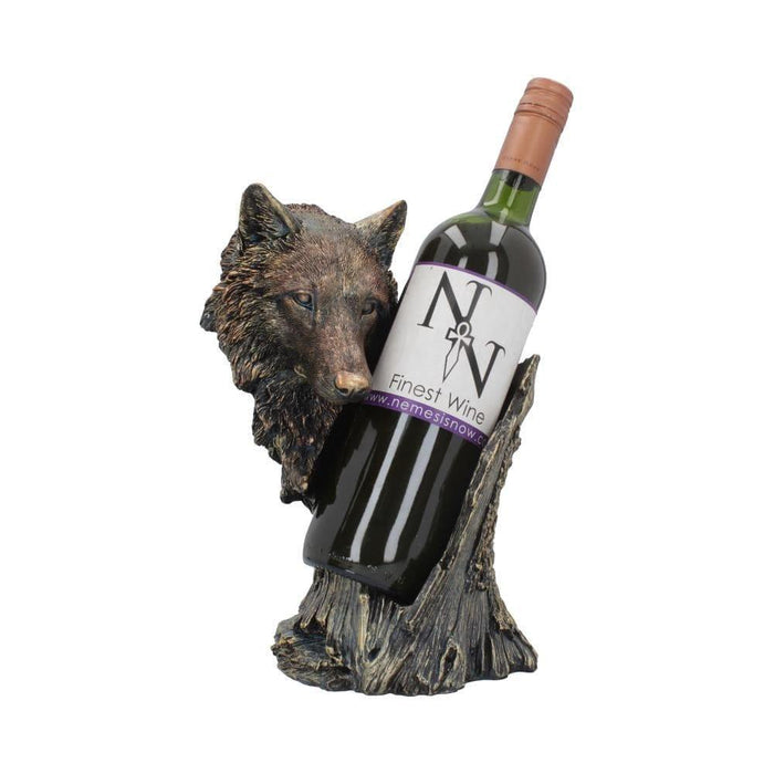 Nemesis Now Bottle Holder Call of the Wine Wolf Wine Bottle Holder U4120M8