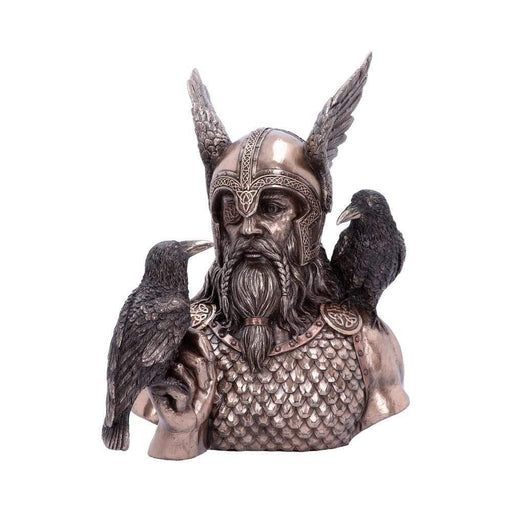 Nemesis Now Bust Odins Messengers Norse God Bronze Bust H4740P9