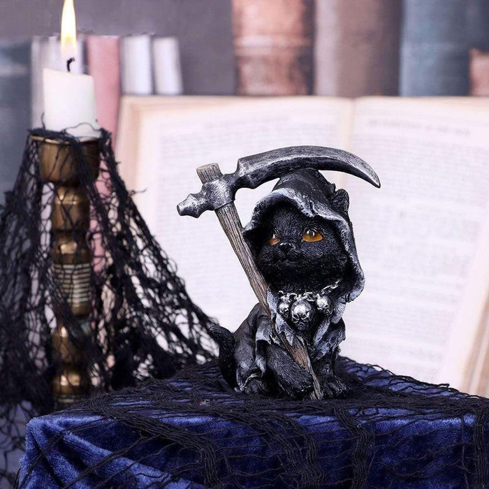 Nemesis Now Cat Figurine Amara Grim Reaper Feline Cat Figurine U5283S0