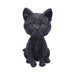 Nemesis Now Cat Figurine Bob Cat Bobblehead Black Feline Figure U4768P9