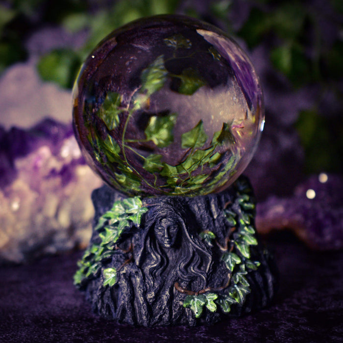 Nemesis Now Crystal Ball Maiden Mother Crone Crystal Ball and Stand NOW157