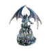 Nemesis Now Dragon Figurine Azul Oracle Blue Dragon Fortune Seer Figurine U4501N9