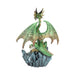 Nemesis Now Dragon Figurine Emerald Oracle Green Dragon Fortune Seer Figurine U4499N9