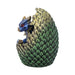 Nemesis Now Dragon Figurine Geode Home Blue Glittering Hatchling and Egg Figurine U5000R0