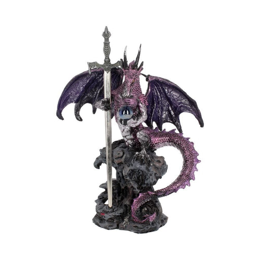 Nemesis Now Dragon Figurine Purple Dragon Blade Sword Gothic Fantasy Letter Opener AL50257