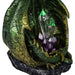 Nemesis Now Dragon Figurine Quartz Guard Green and Gold Dragon Crystal Light Up Figurine. U5291S0