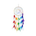 NEMESIS NOW Dreamcatcher Dream Spectrum medium rainbow dreamcatcher with multicoloured feathers and beads D4017K8