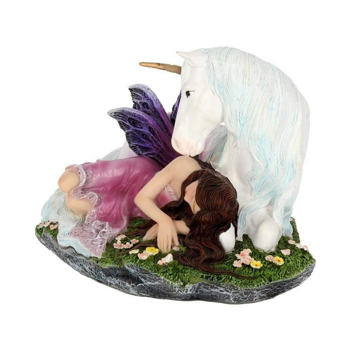 NEMESIS NOW Fairy Figurine Euone Figurine Fairy And Unicorn Ornament U1613E5