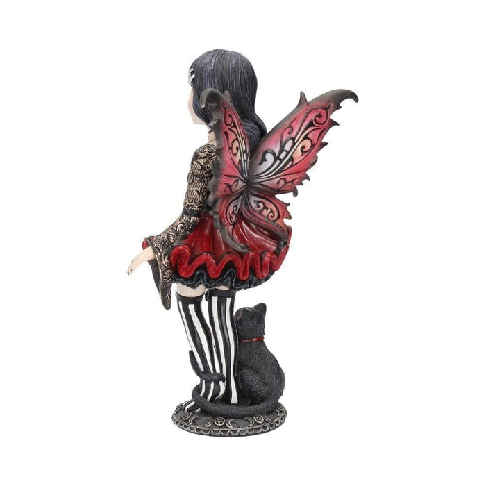 Nemesis Now Fairy Figurine Hazel Little Shadows Figurine Gothic Fantasy Cat Fairy Ornament B1873F6