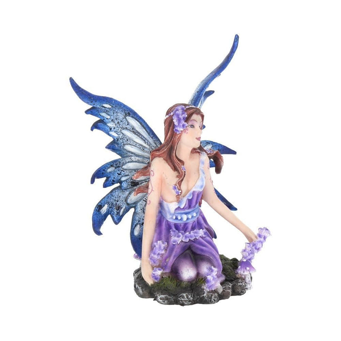NEMESIS NOW Fairy Figurine Lavendar Fairy And Mushrooms Ornament D1599E5