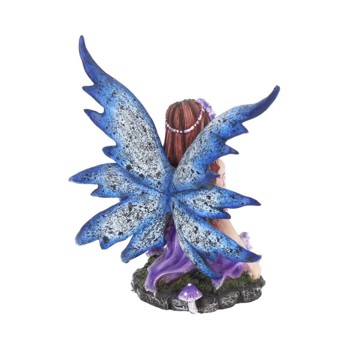 NEMESIS NOW Fairy Figurine Lavendar Fairy And Mushrooms Ornament D1599E5