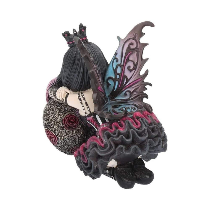 Nemesis Now Fairy Figurine Lolita Little Shadows Figurine Gothic Fairy and Sugar Skull Ornament B2771G6