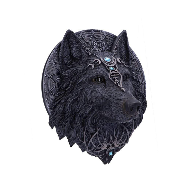 Nemesis Now Hanging Plaque Wolf Moon Dark Gothic Magical Wall Hanging Plaque B5240S0