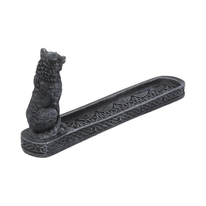 Nemesis Now Incense Stick Holder Catching The Scent Obsidian Wolf Incense Stick Holder C0854C4
