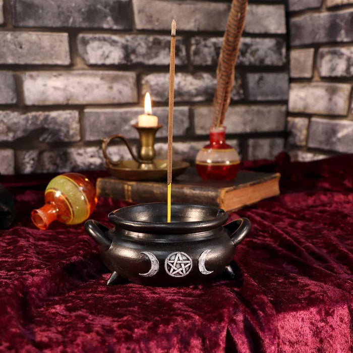 Nemesis Now Incense Stick Holder Cauldron Bubble Witch Wiccan Incense Stick Holder U5479T1