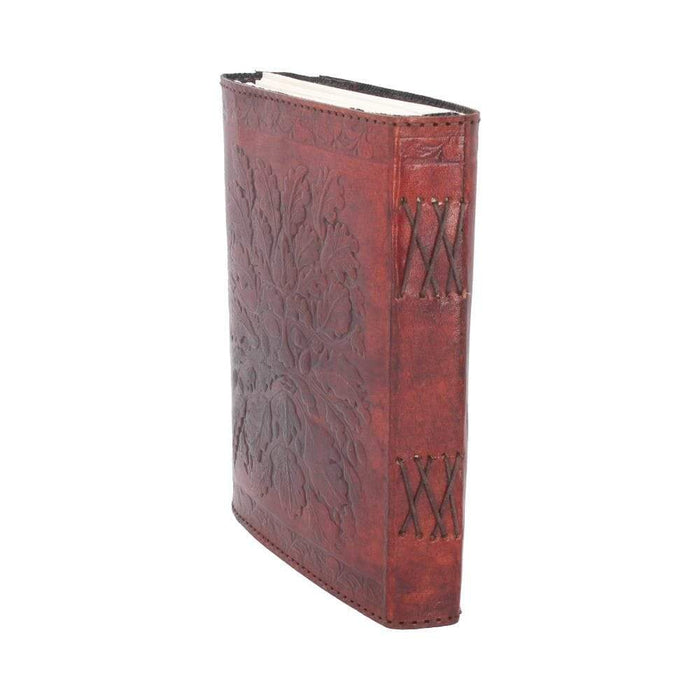 Nemesis Now Journal Greenman Leather Embossed Journal with Catch D1025C4
