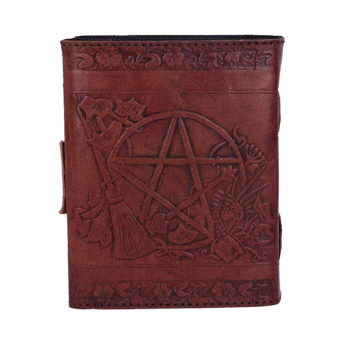 Nemesis Now Journal Pentagram Leather Emboss Journal with catch D1021C4