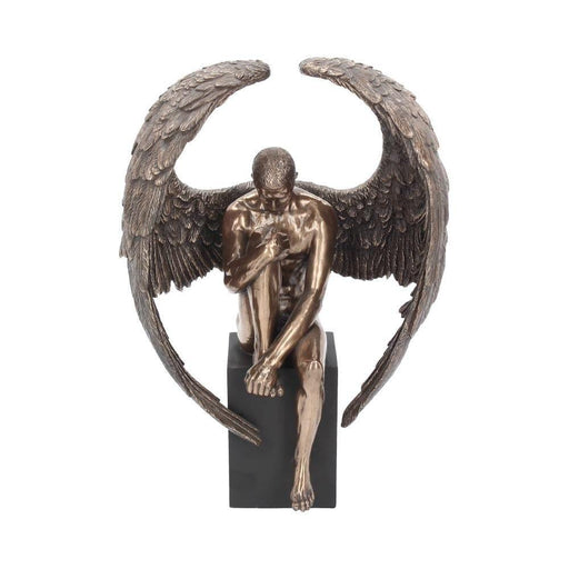 Nemesis Now Ornament Angel's Reflection Bronzed Religious Contemplative Figurine H1177D5